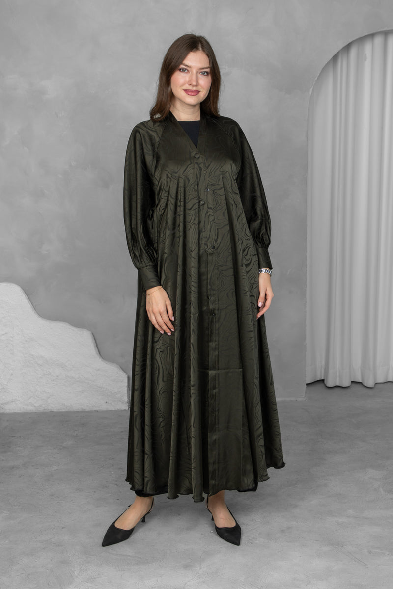 Printed Abaya – Premium Nida Korean Fabric | Luxury Designer Abaya