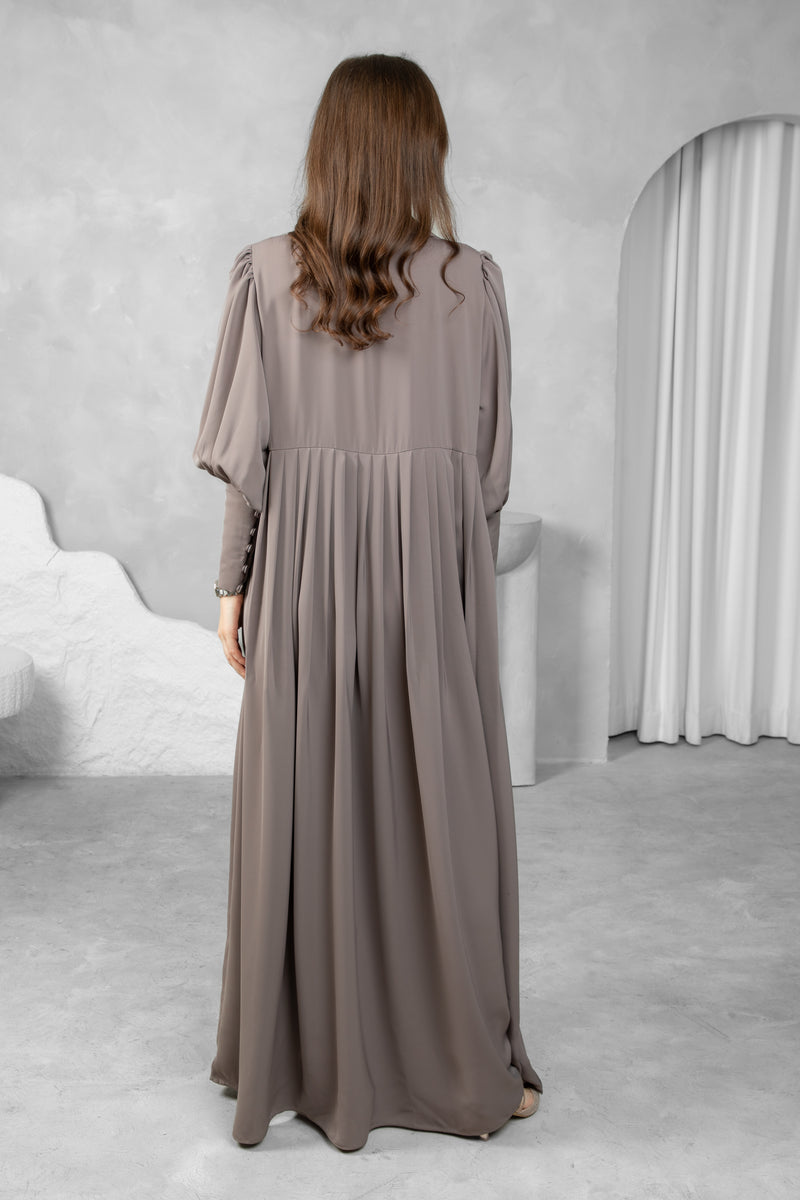 Classic Abaya – Premium Nida Korean Fabric with Modern Sleeve Design