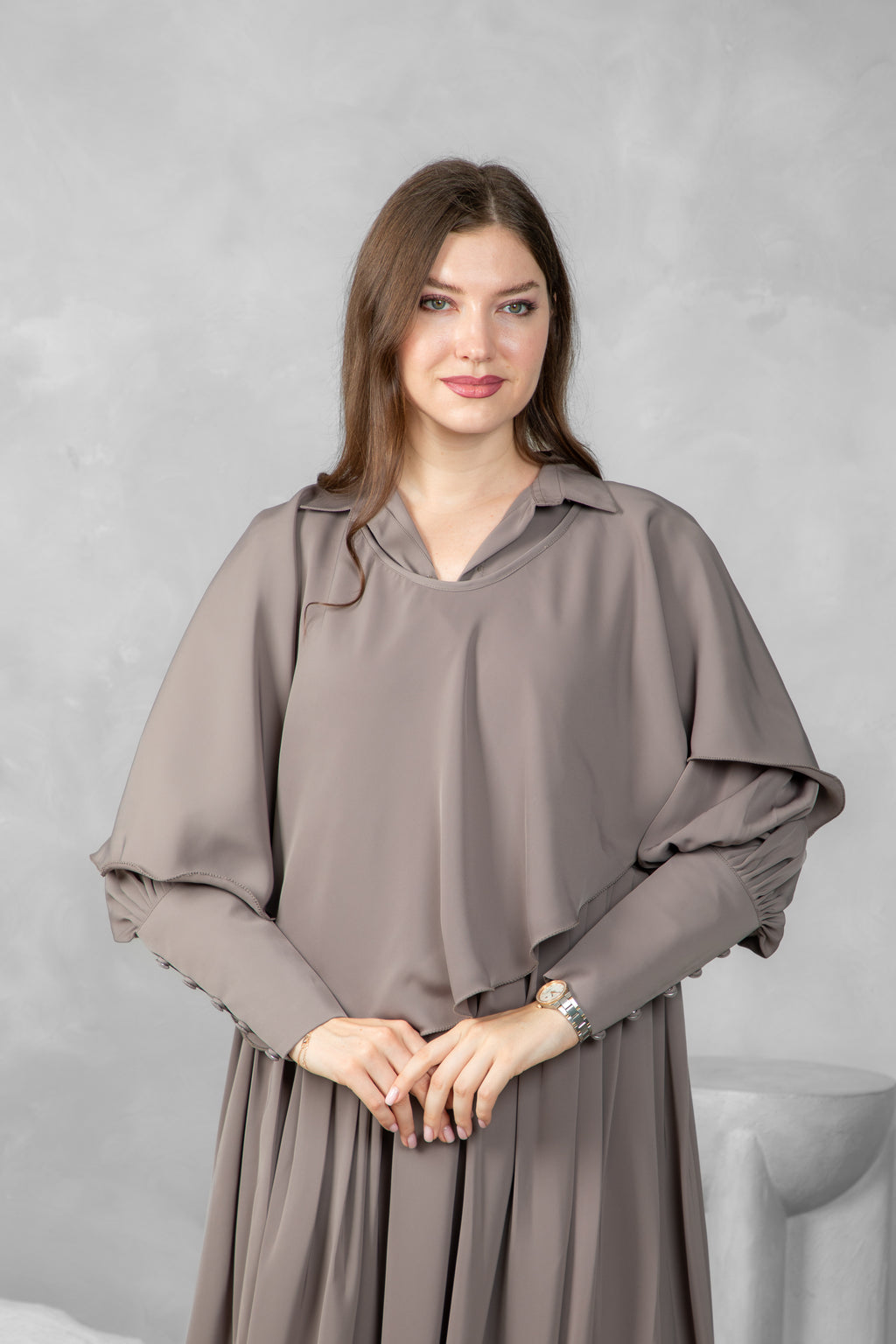 Classic Abaya – Premium Nida Korean Fabric with Modern Sleeve Design