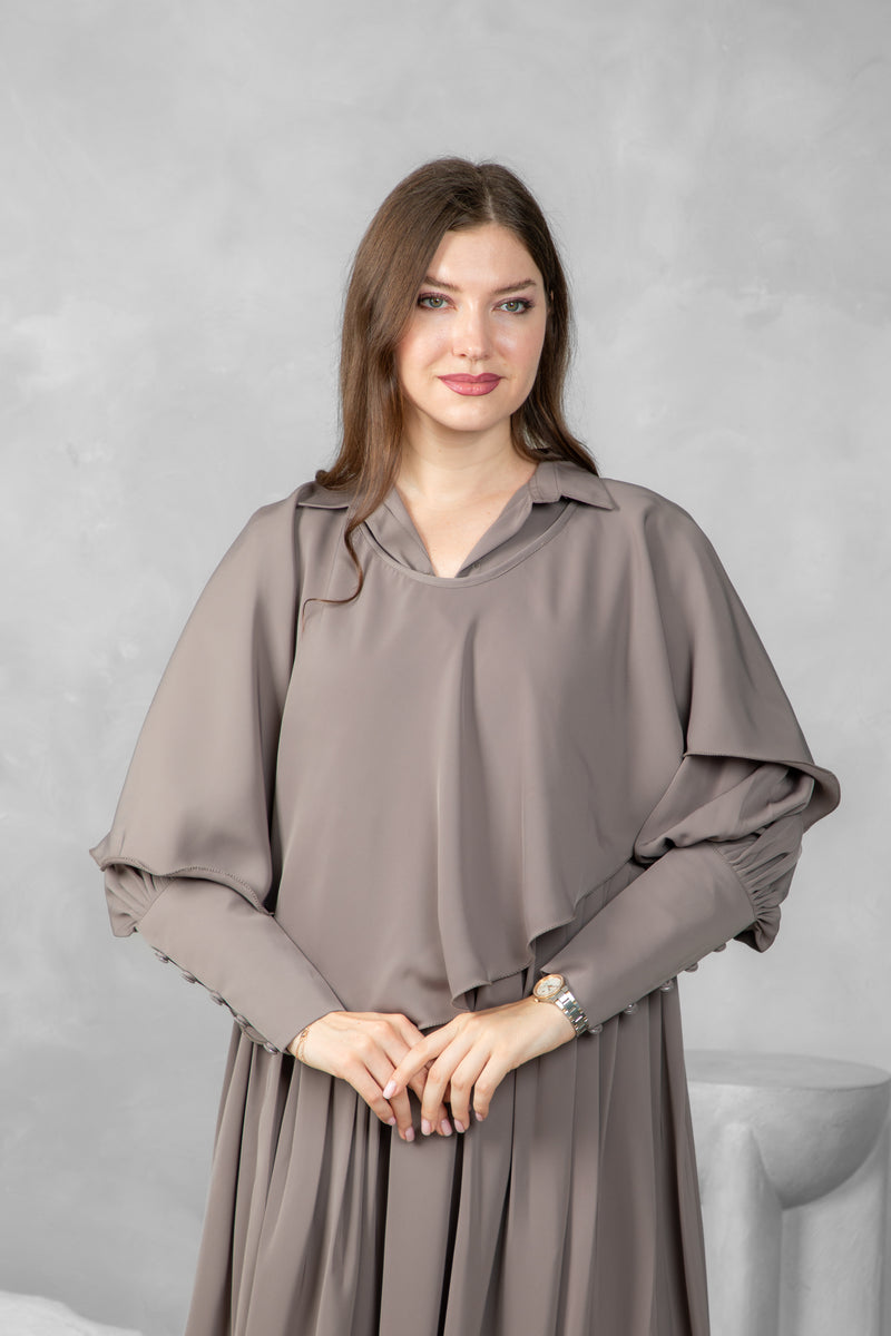 Classic Abaya – Premium Nida Korean Fabric with Modern Sleeve Design