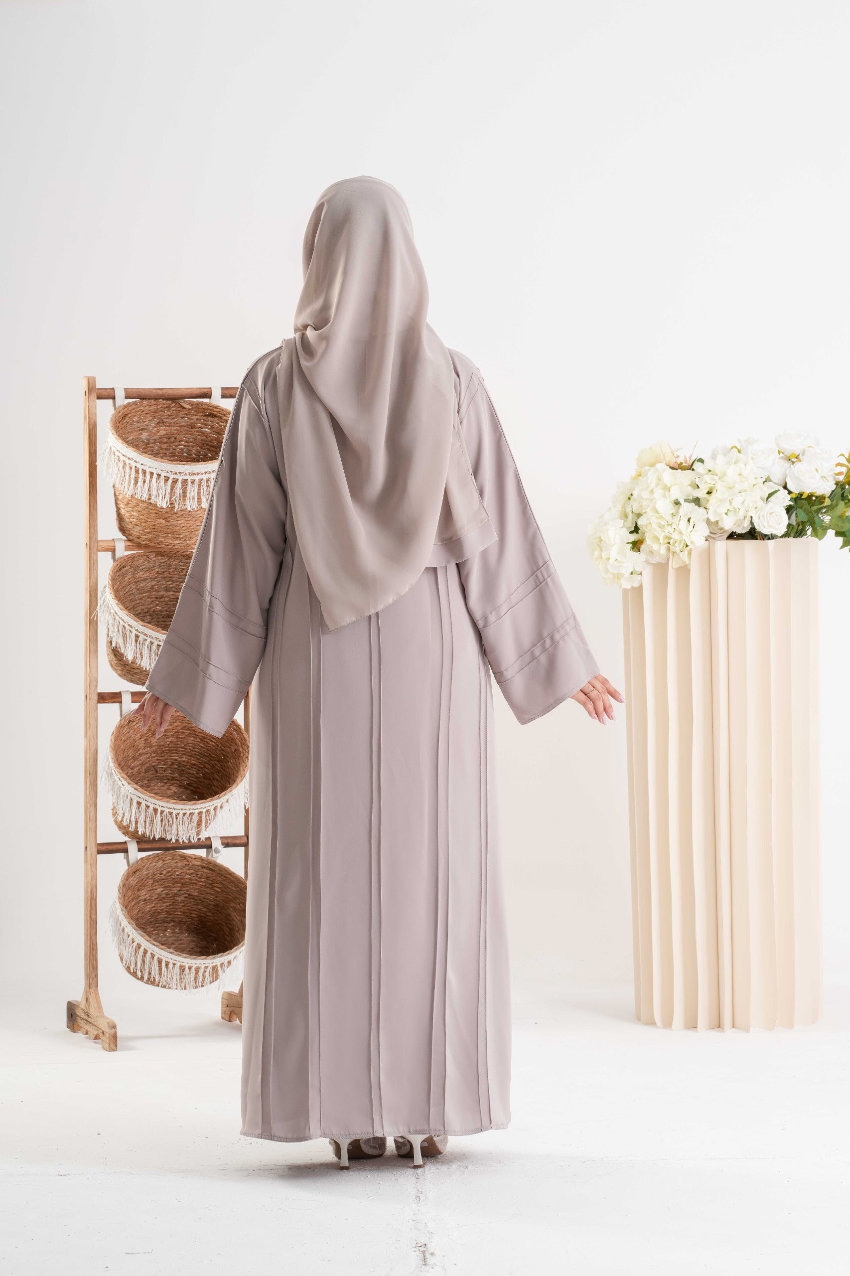 Elegant Taupe Abaya