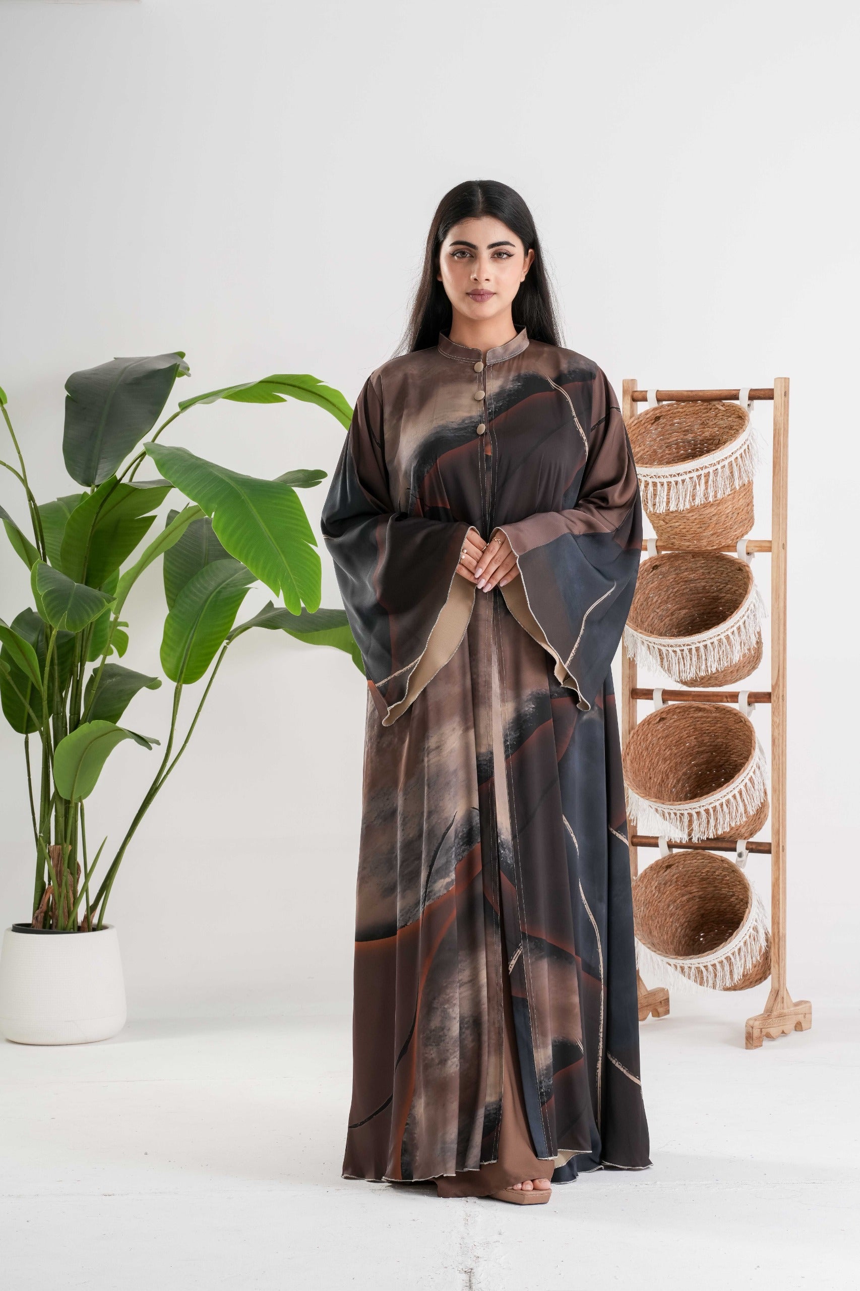 Abstract Print Abaya