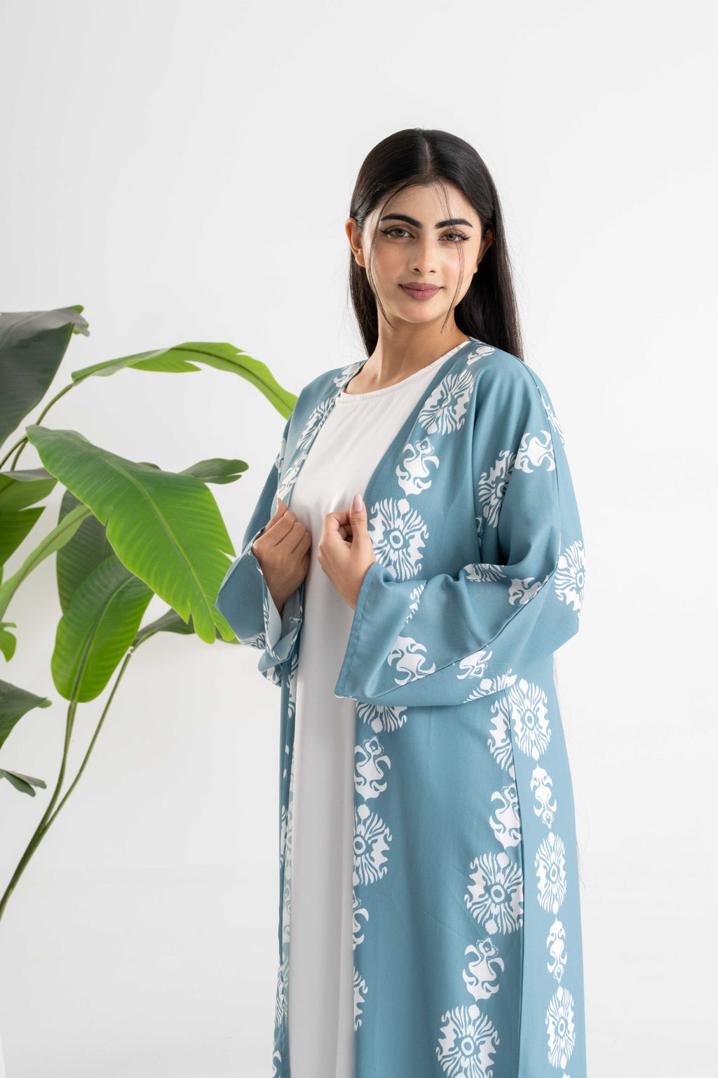 Sama Printed  Abaya  عباية سما المطبوعة