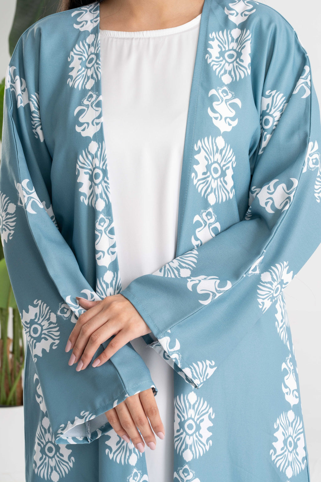 Sama Printed  Abaya  عباية سما المطبوعة
