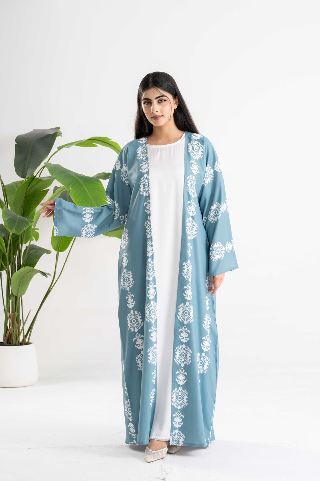 Sama Printed  Abaya  عباية سما المطبوعة