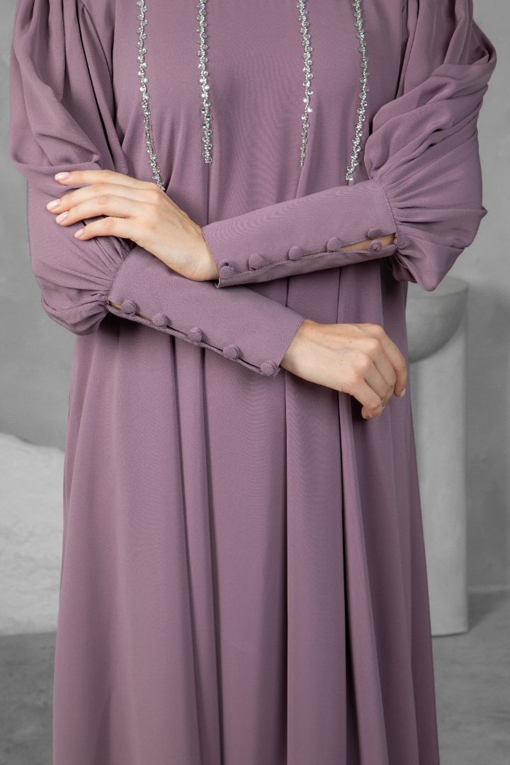 Classic solid color Abaya l Premium Nida Korean Fabric with Modern Sleeve Design