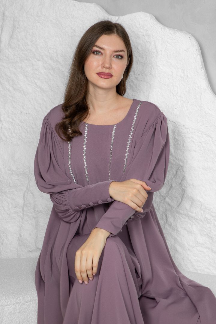 Classic solid color Abaya l Premium Nida Korean Fabric with Modern Sleeve Design